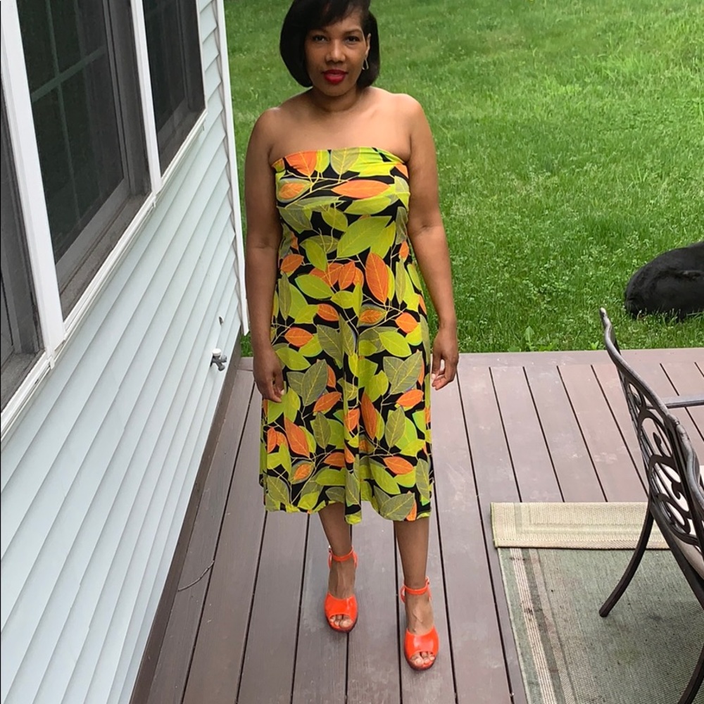 Floral Maxi Dress 🍊🥝